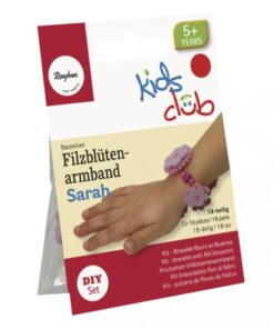 bastelset filzblütenarmband Sarah