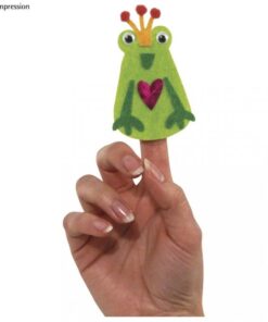 bastelset fingerpüppchen frosch beispiel