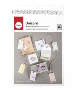 Geschenkverpackungsset Unicorn verpackung