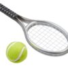 Miniatur-Tennisschläger mit Ball