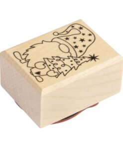 Stempel Wichtel Theo, 3x4 cm