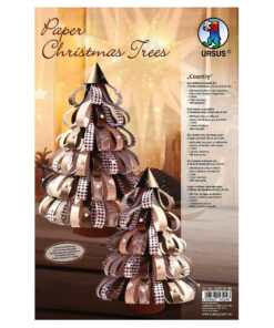 Set Paper Christmas Trees Country