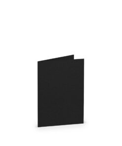 Rössler Doppelkarte A7, schwarz zur Kartengestaltung