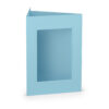 Rössler Passepartout Karte B6 in Aqua