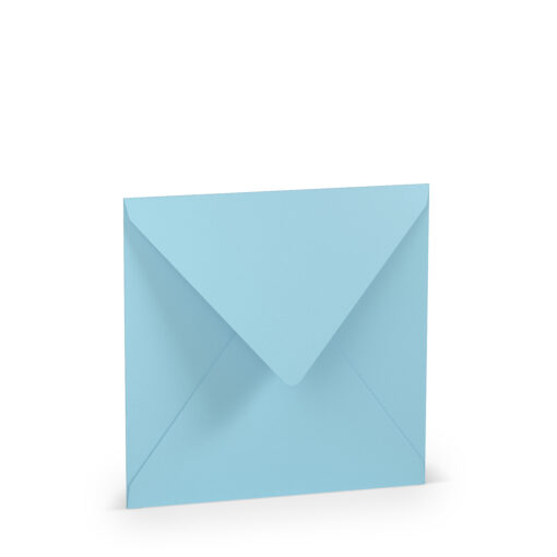 Quadratischer Umschlag in Aqua