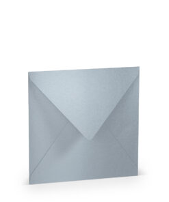Quadratischer Umschlag in Silber metallic