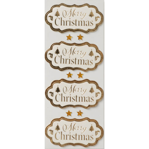 Sticker Merry Christmas zum Gestalten