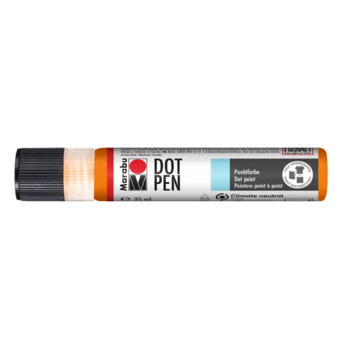 Dot Pen Orange, 3D-Effektfarbe direkt aus dem Liner