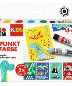 Marabu KiDS Punktfarbe Set Dino