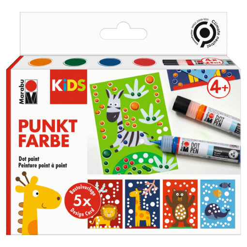 Marabu KiDS Punktfarbe Set Tiere