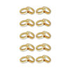 Rössler Sticker Goldene Ringe mit Rhinestone