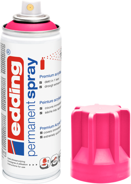 edding 5200 Permanentspray neonpink matt