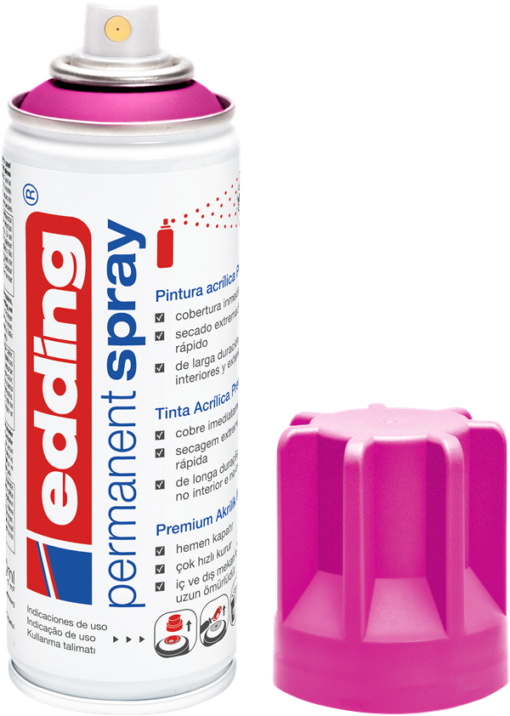 edding 5200 Permanentspray telemagenta matt