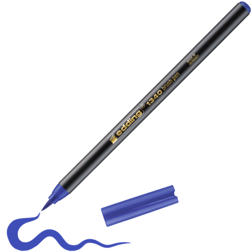 edding 1340 Brush-Pen blau