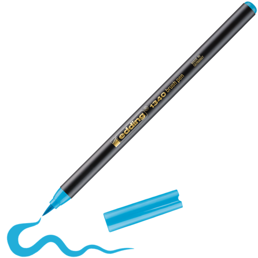 edding 1340 Brush-Pen azurblau