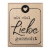 Stempel Mit viel Liebe gemacht