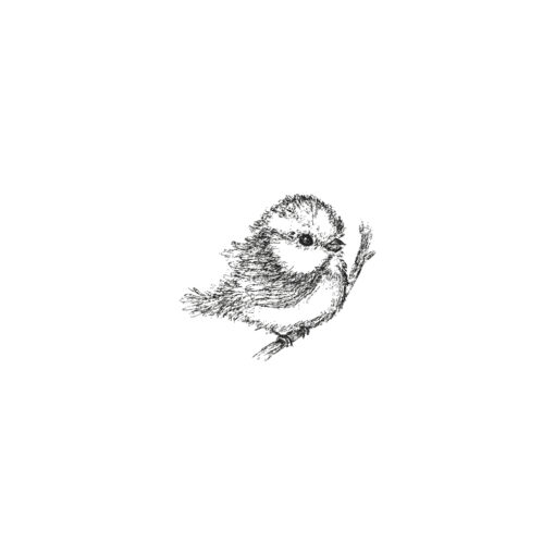 Stempel Birdie , 3cm ø