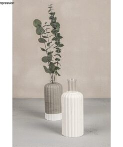 Vase geriffelt