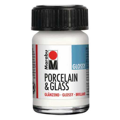 Porcelain & Glass Glossy in Weiß