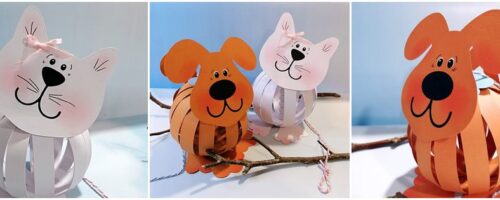 Paperballs Hund und Katze