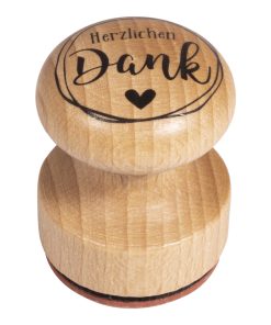 Stempel Herzlichen Dank, 3cm ø