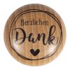 Stempel Herzlichen Dank, 3cm ø