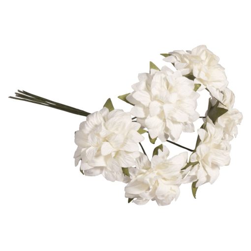 Papier-Anemonen in Weiß