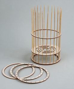 Holz Ringe Set für Lampen