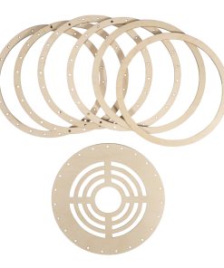 Holz Ringe Set für Lampen
