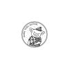 Stempel Schweinchen , 3cm ø
