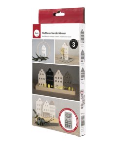Silikon Gießform Nordic Häuser